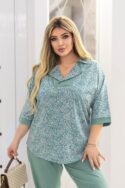 КОСТЮМ N483 ОЛИВКОВИЙ - Зображення 3