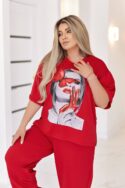 КОСТЮМ N1317 ЧЕРВОНИЙ - Зображення 4