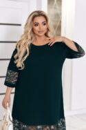 СУКНЯ N1399 ЗЕЛЕНИЙ - Зображення 4
