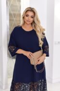 СУКНЯ N1399 СИНІЙ - Зображення 4