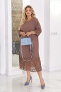 СУКНЯ N1399 БЕЖЕВИЙ