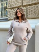 КОСТЮМ N204 БЕЖЕВИЙ - Зображення 3