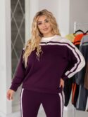 КОСТЮМ N1339 СЛИВОВИЙ - Зображення 3