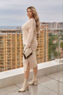 КОСТЮМ N499 БЕЖЕВИЙ - Зображення 2