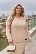 КОСТЮМ N499 БЕЖЕВИЙ - Зображення 3