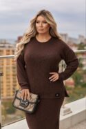 КОСТЮМ N499 ШОКОЛАДНИЙ - Зображення 3