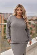 КОСТЮМ N499 СІРИЙ - Зображення 3