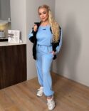 Спортивний стильний костюм-трійка